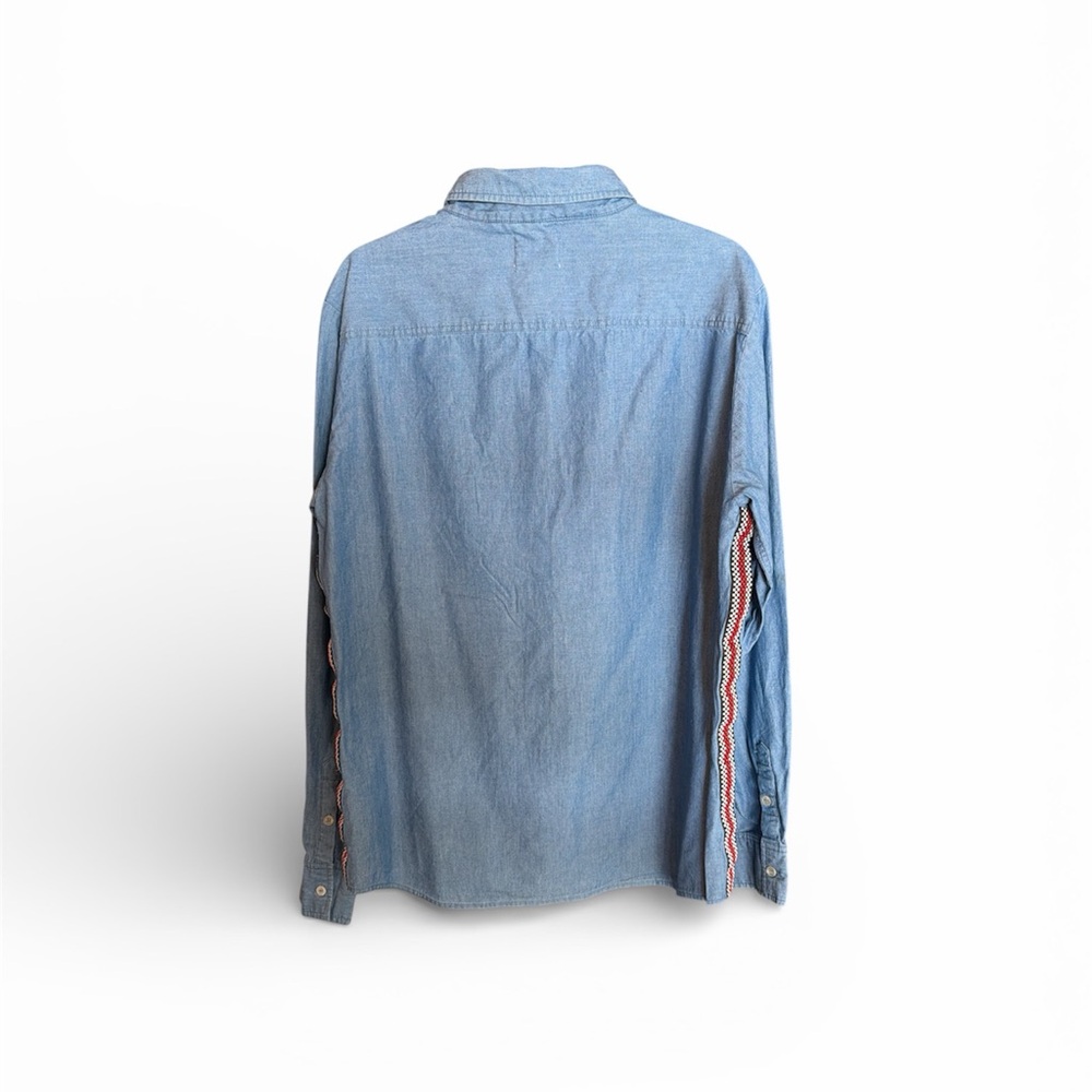 Sovereign Code Denim Blue Button-Up Shirt - Picture 4 of 4
